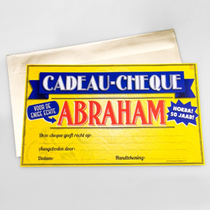 Gift Cheque - Abraham Gift Cheque - Abraham